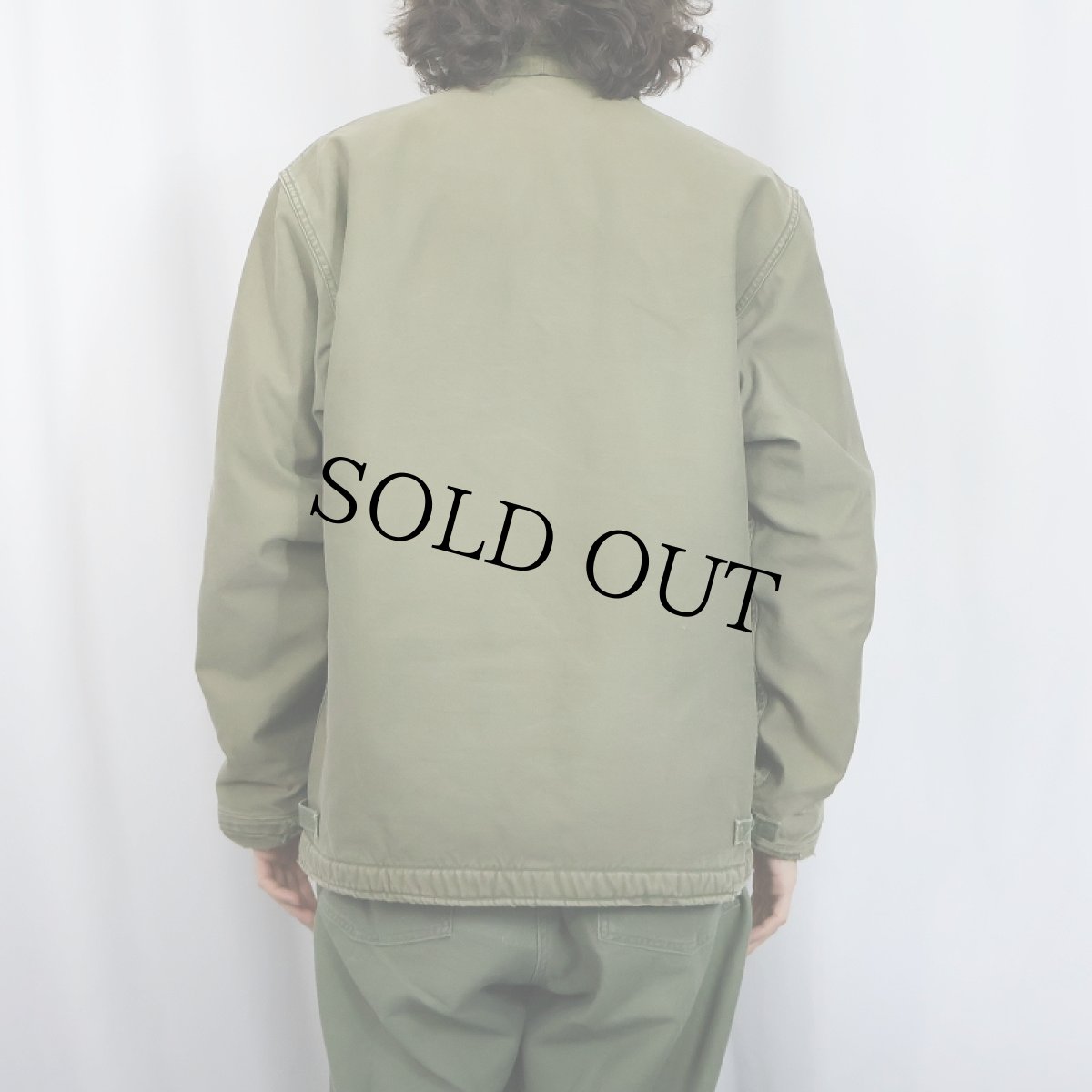 画像3: 60〜70's U.S.NAVY A-2 初期型 デッキジャケット LARGE (3)