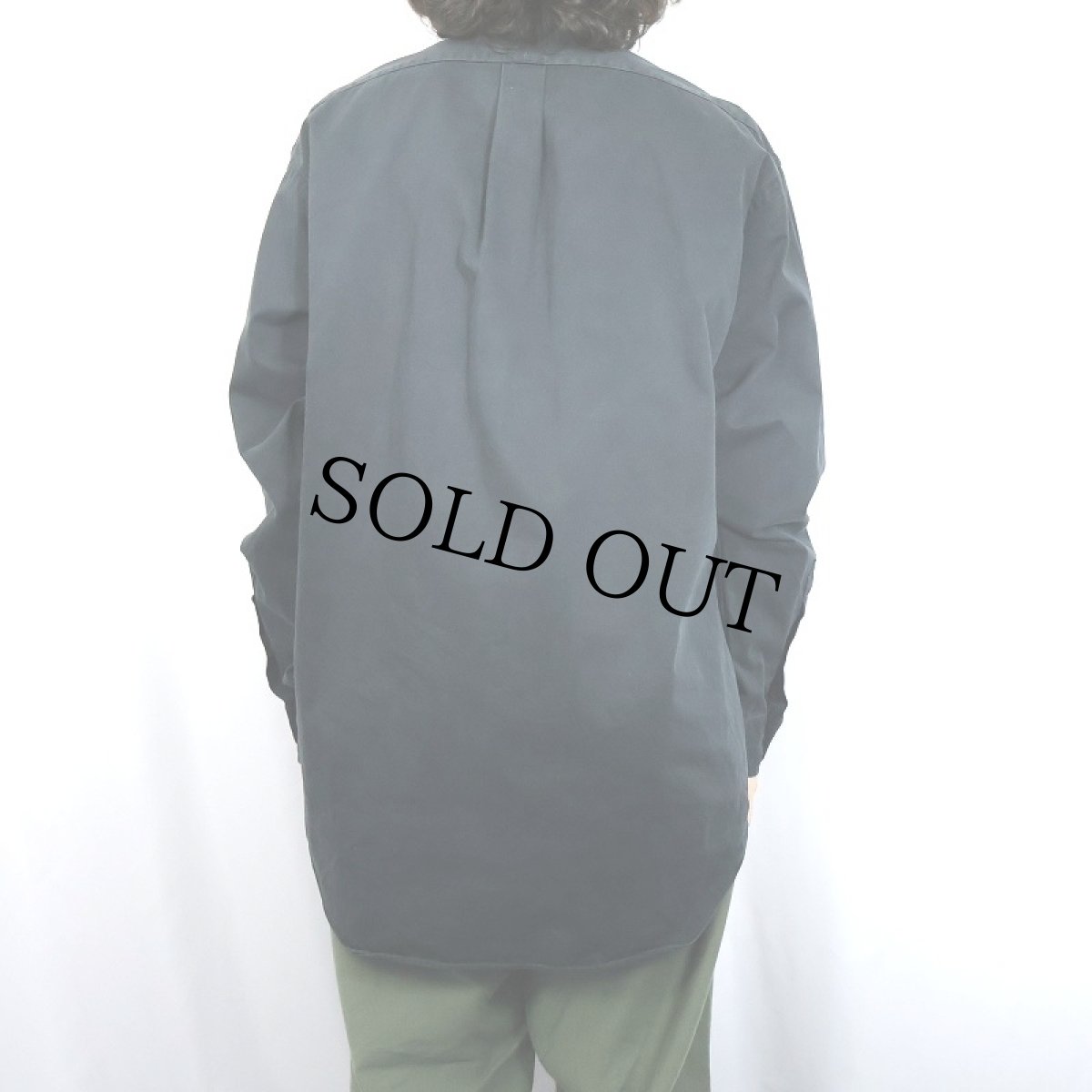 画像3: Ralph Lauren "BLAKE" コットンツイル ボタンダウンシャツ BLACK M (3)