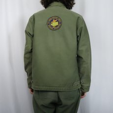 画像4: 60〜70's U.S.NAVY A-2 初期型 "U.S. Naval Reserve Forces" パッチ付き デッキジャケット MEDIUM (4)