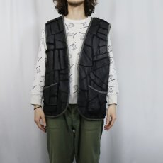 画像5: パッチワーク ムートンベスト (5)