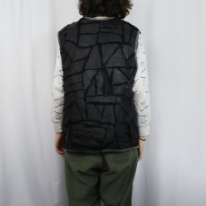 画像6: パッチワーク ムートンベスト (6)