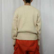 画像3: 40〜50's PRINCETON ウールアワードニットセーター (3)