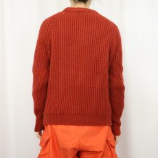 画像3: Bridgedale UK製 リブ編み ウールニットセーター L (3)