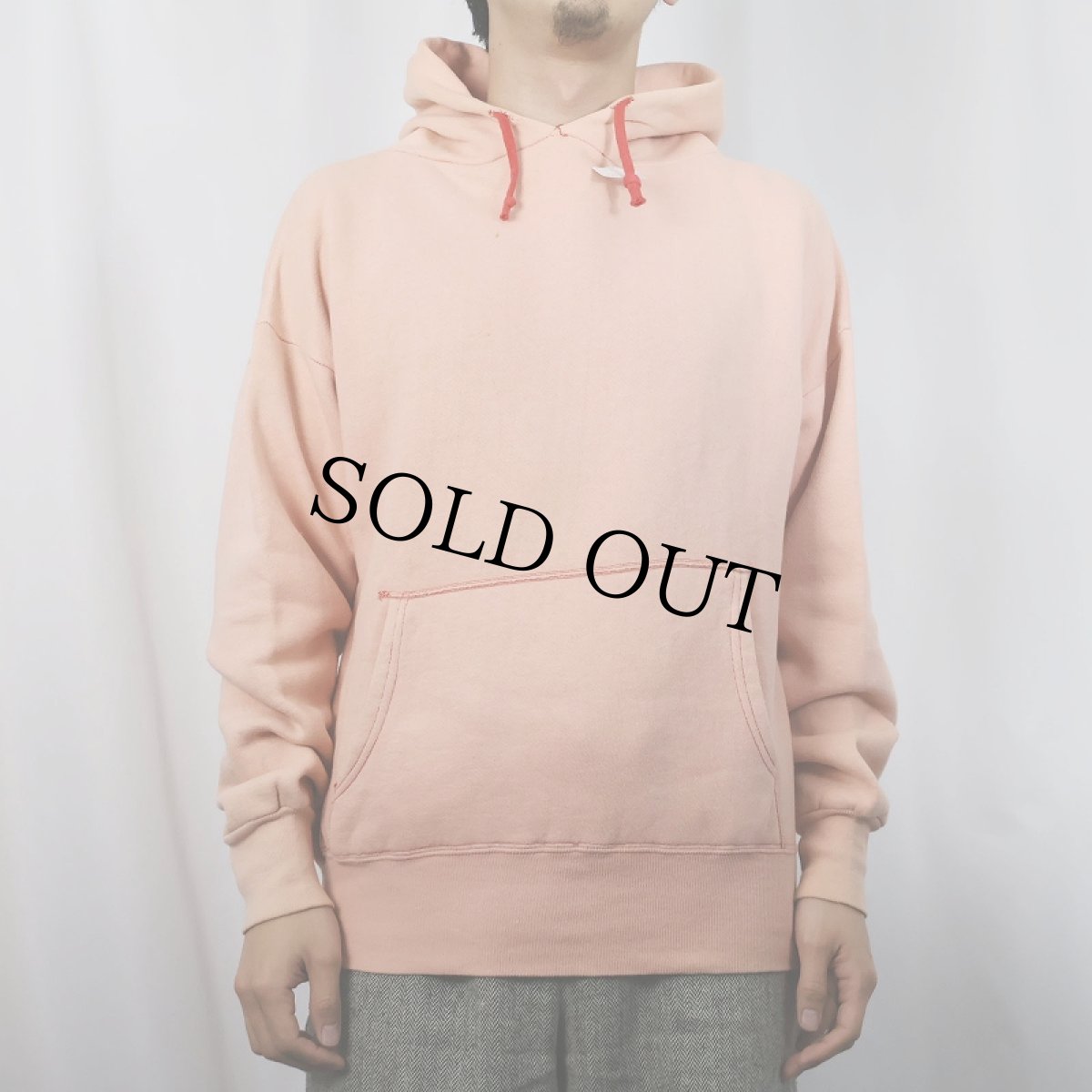 画像2: 60's 無地スウェットフーディー (2)