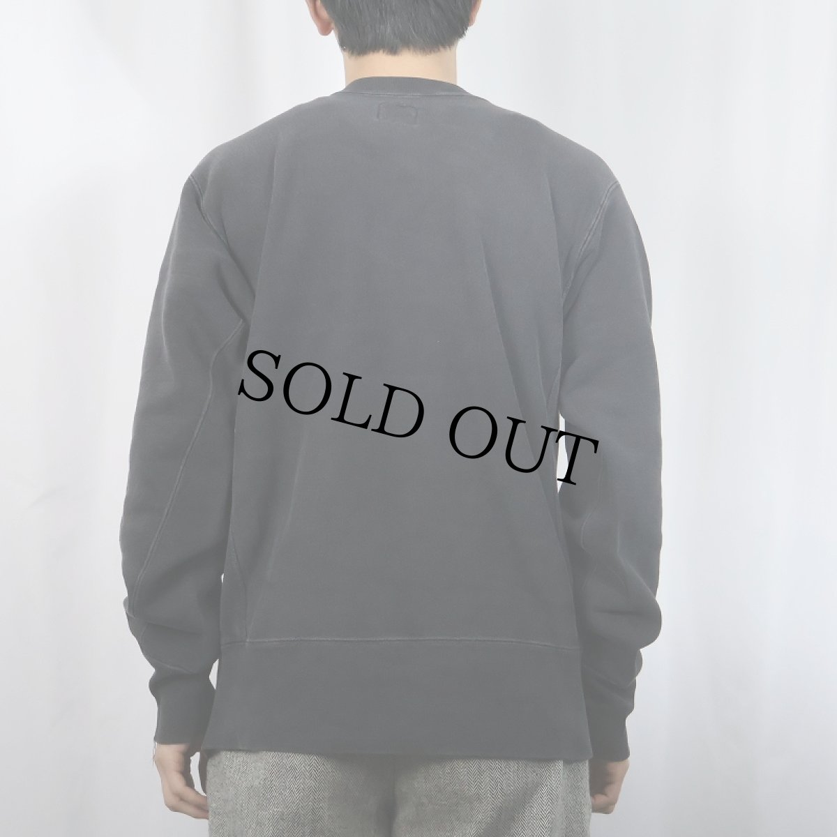 画像3: 60's Champion REVERSE WEAVE タタキタグ "PURDUE" ラバープリントスウェット BLACK L (3)