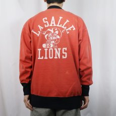 画像4: 50〜60's "LASALLE LIONS" プリントレーヨンスウェット (4)