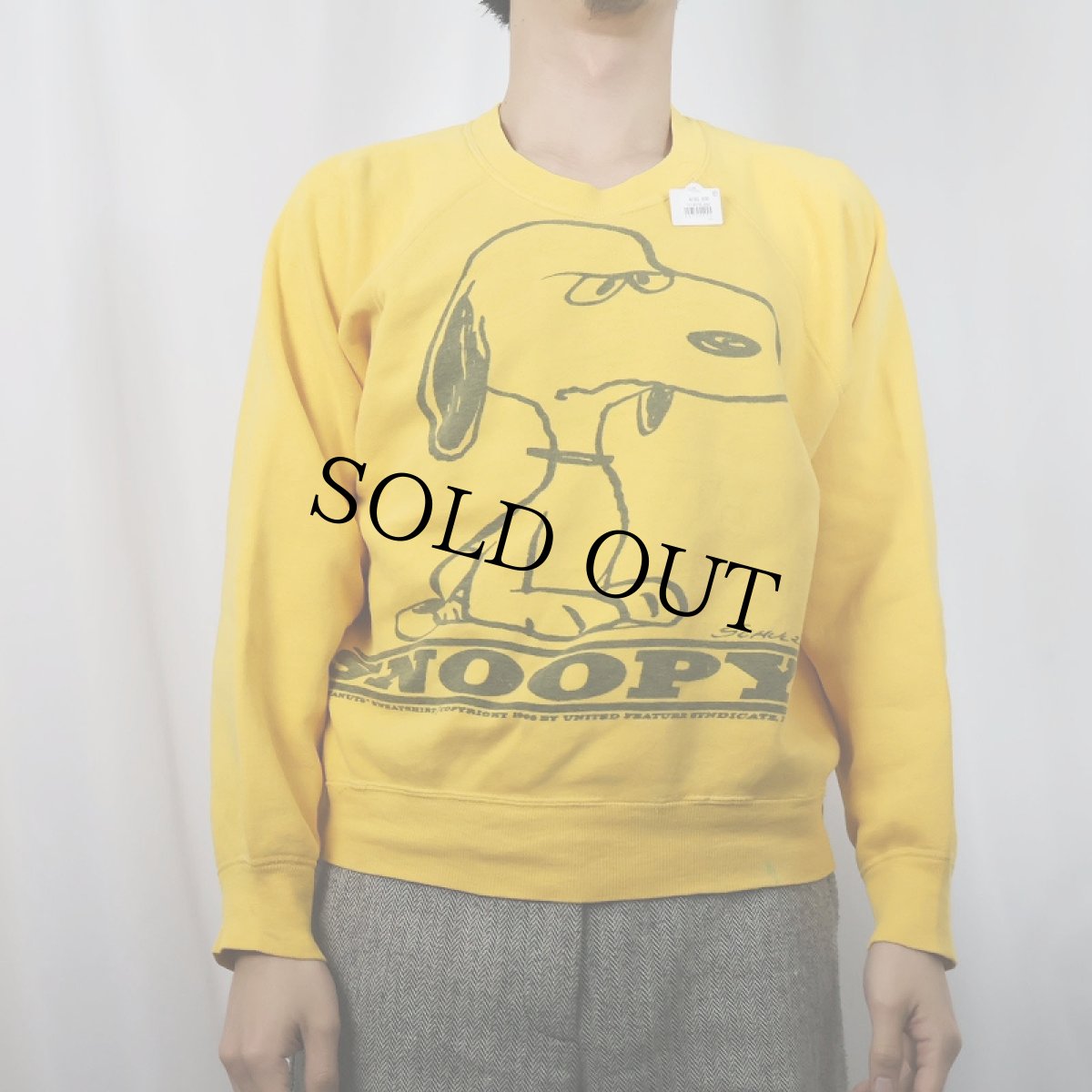 画像3: 60's MAYO SPRUCE "SNOOPY" キャラクタープリント ラグランスウェット (3)