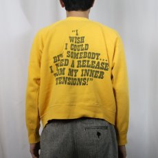 画像4: 60's MAYO SPRUCE "SNOOPY" キャラクタープリント ラグランスウェット (4)