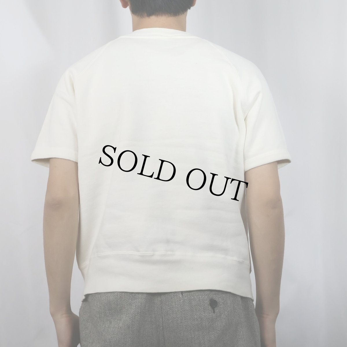 画像3: 60's LOONEY TUNES Road Runner × Plymouth キャラクタープリント 半袖ラグランスウェット (3)