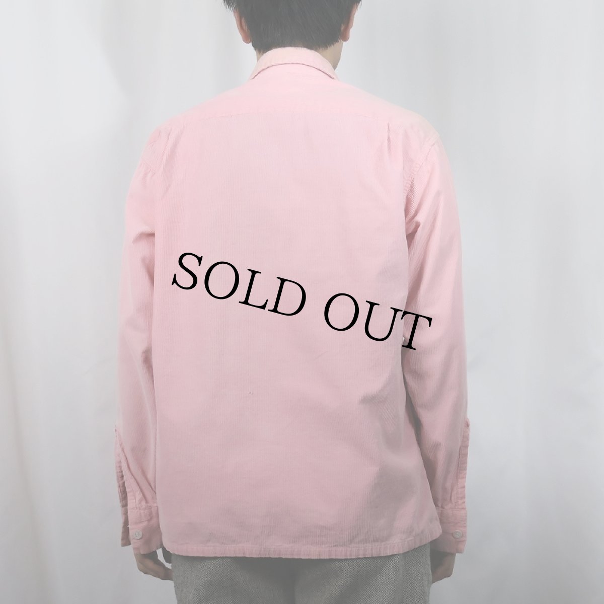 画像3: 60's Sandy Mac Donald オープンカラー コーデュロイシャツ M (3)