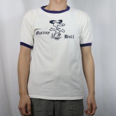 画像2: 60's Mayo Spruce USA製 "SNOOPY" プリントリンガーTシャツ M (2)