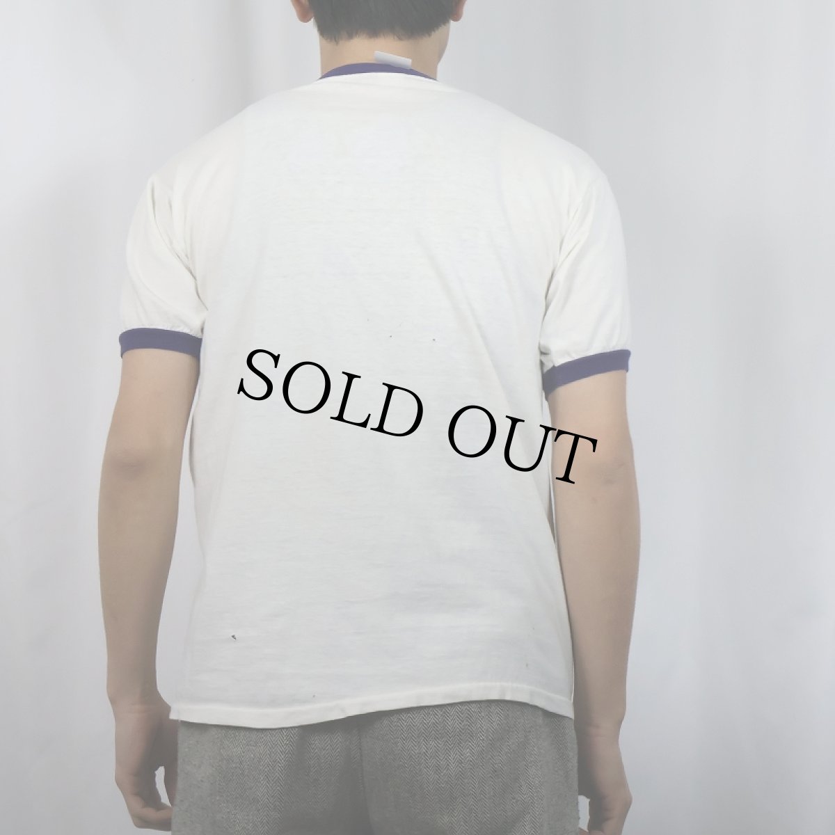 画像3: 60's Mayo Spruce USA製 "SNOOPY" プリントリンガーTシャツ M (3)