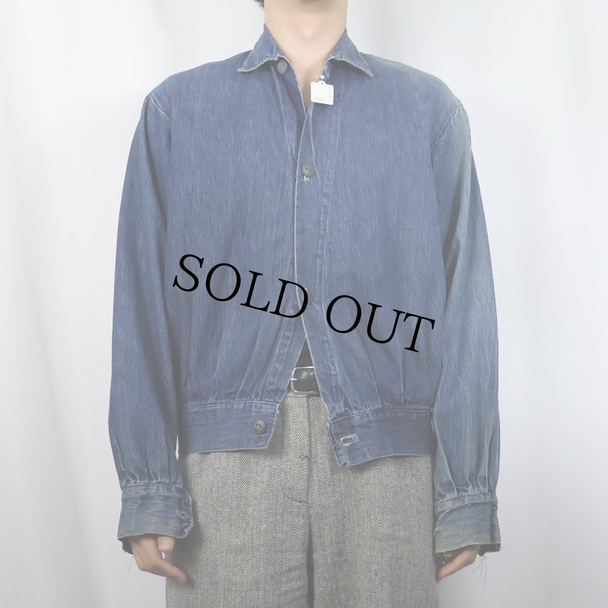 画像2: 40's〜 Western Costume デニムジャケット (2)