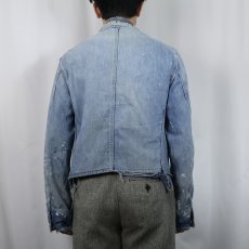 画像3: 50's PENNEY'S BIG MAC ペンキペイント デニムエンジニアジャケット (3)