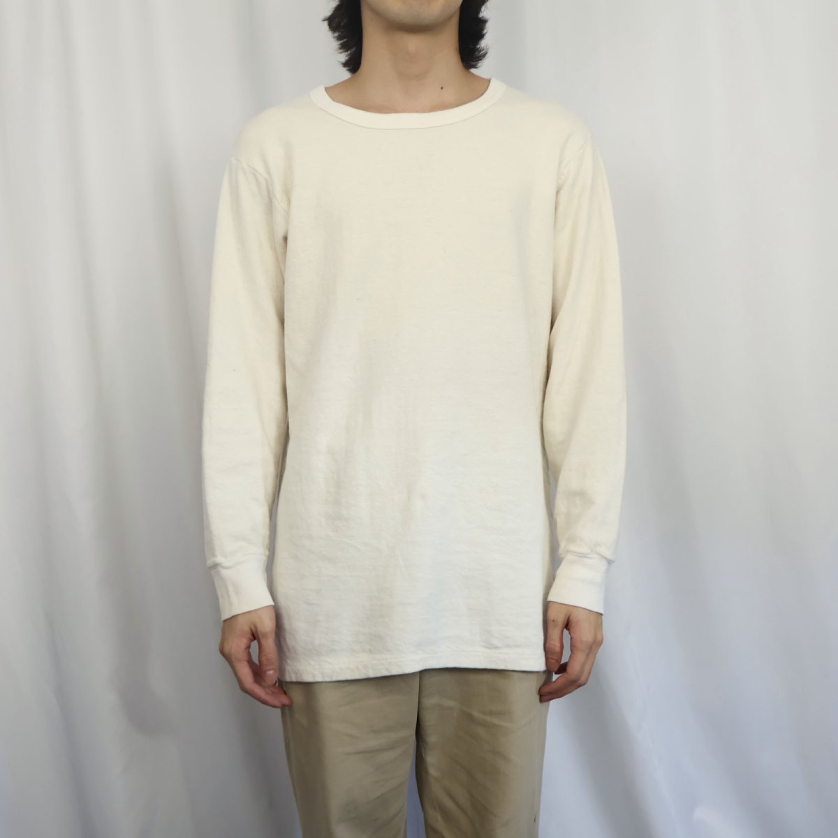 画像2: 80〜90's  J.E.MORGAN USA製 アンダーシャツ (2)