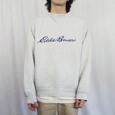 画像3: Eddie Bauer ロゴプリントスウェット L (3)
