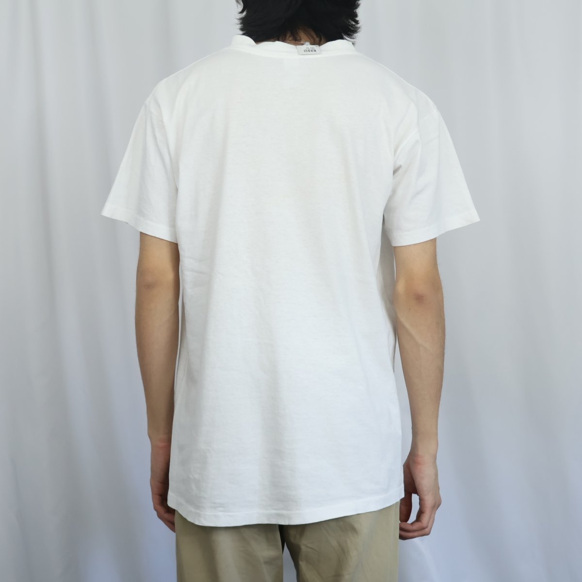 画像3: 90's NIKE USA製 銀タグ ロゴプリントTシャツ L (3)