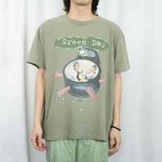画像3: 90's GREEN DAY USA製 "Insomniac Tour" ロックバンドプリントTシャツ XL (3)