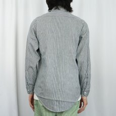 画像3: 60〜70's ヒッコリーストライプ ワークシャツ (3)