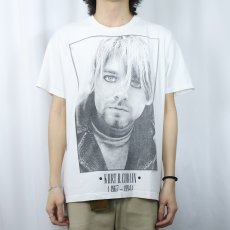 画像2: 90's NIRVANA Kurt Cobain USA製 "1967-1994" 追悼プリントTシャツ XL (2)