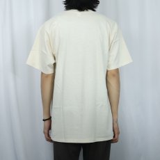 画像3: 90's Norman Rockwell USA製 "Waiting at Crestwood Train Station" アートプリントTシャツ DEADSTOCK L (3)