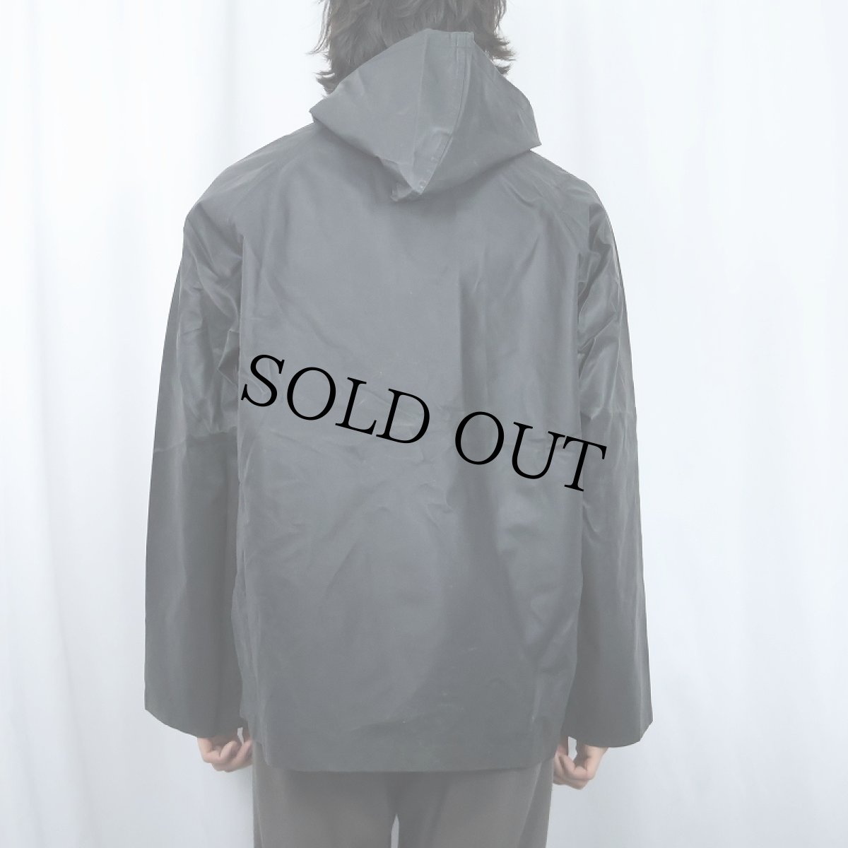 画像3: 40's U.S.NAVY “Rubberized” Foul Weather Parka (3)