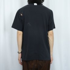 画像3: 90's USA製 NICE PEOPLE プリントTシャツ BLACK L (3)