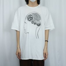 画像2: "Velo de la Cote" 自転車プリントTシャツ 2XL (2)
