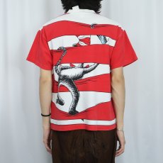 画像4: 90's UNIVERSAL STUDIOS USA製 "Dr.Seuss THE CAT IN THE HAT"　キャラクタープリントTシャツ M (4)