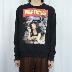 画像2: PULP FICTION クライム映画 プリントスウェット BLACK L (2)