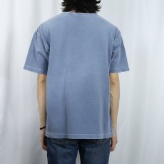 画像3: 90's GAP ヘンリーネック 鹿の子Tシャツ L (3)