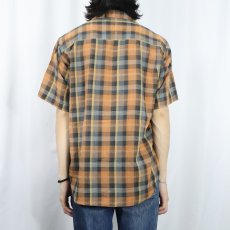 画像3: 90's THE TERRITORY AHEAD チェック柄 オープンカラーシャツ M (3)