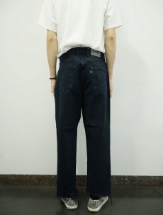 画像3: 90's Levi's SILVERTAB USA製 "BAGGY" カットオフ ブラックデニムパンツ W31 (3)