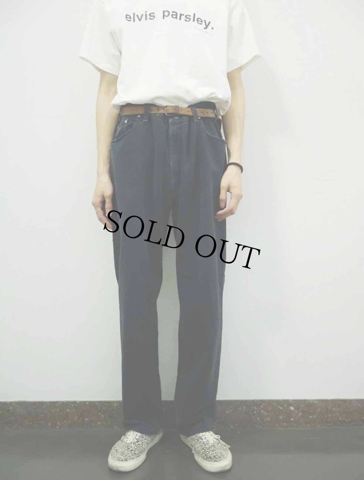 画像2: 90's Levi's SILVERTAB USA製 "Relaxed" ブラックデニムパンツ W38 (2)