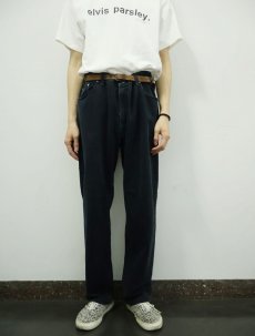 画像2: 90's Levi's SILVERTAB USA製 "Relaxed" ブラックデニムパンツ W38 (2)