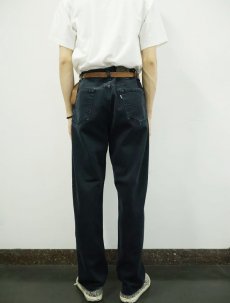 画像3: 90's Levi's SILVERTAB USA製 "Relaxed" ブラックデニムパンツ W38 (3)