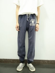 画像2: 60's Champion 大文字ランタグ USA製 "ALEXANDER RAMSEY" プリントスウェットパンツ NAVY M (2)