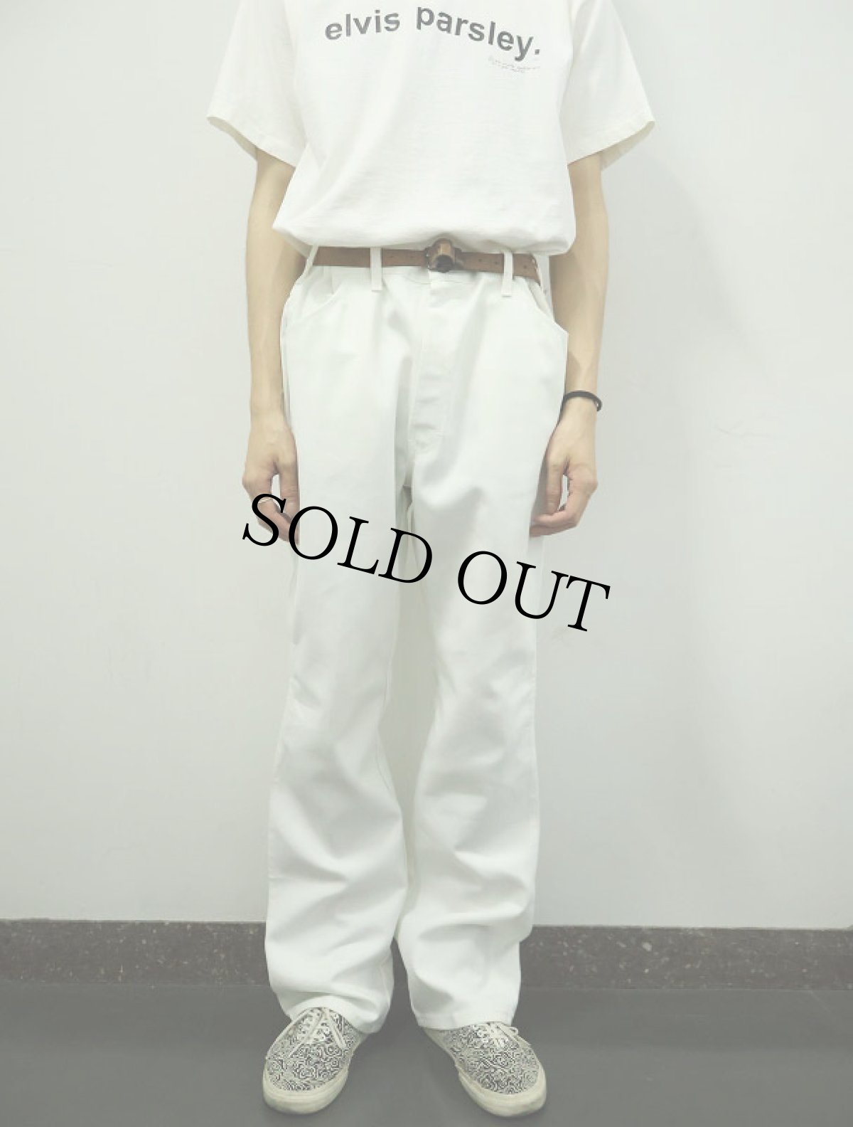 画像2: 80's Dickies ツイルワークパンツ フラッシャー付き DEADSTOCK W36 (2)