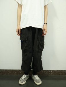 画像2: GAP クロップド カーゴパンツ BLACK XL (2)