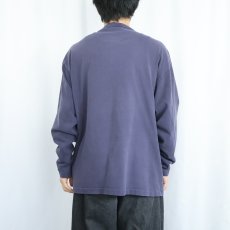 画像3: 90's USA製 "Michelin" ワッペン付き ヘンリーネックロンT XL (3)