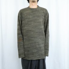 画像2: KENZO ITALY製 リブ編みロンT XXL (2)