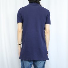 画像3: 80's IZOD LACOSTE USA製 ロゴワッペン ポロシャツ NAVY M (3)
