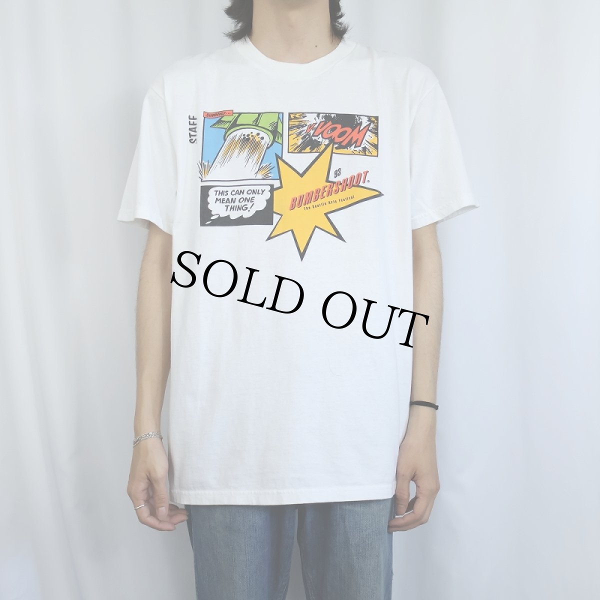 画像2: 90's Bumbershoot USA製 ミュージックフェスティバル プリントTシャツ L (2)