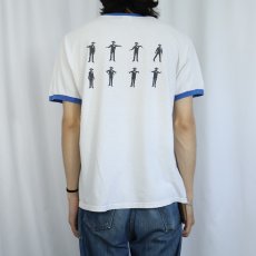 画像3: BECK ミュージシャンプリント リンガーTシャツ L (3)