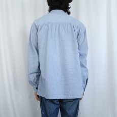 画像3: The J. Peterman Co. バンドカラー プルオーバーコットンシャツ L (3)