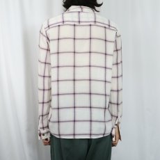 画像3: 2016SS Patagonia チェック柄 コットンシャツ M (3)