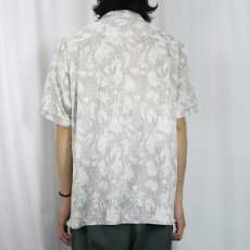 画像3: 2000's Patagonia Rhythm 総柄オープンカラーシャツ L (3)