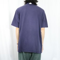 画像3: 90's RUSSELL ATHLETIC USA製 無地Tシャツ NAVY XL (3)
