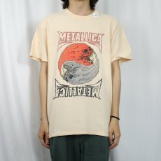 画像2: METALLICA ヘヴィメタルバンドプリントTシャツ L (2)