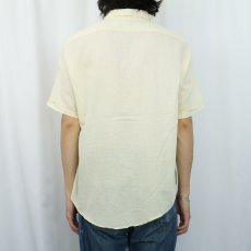 画像3: 50〜60's Wash and Wear コットンメッシュ オープンカラーシャツ (3)